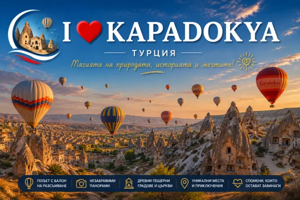 Почивка в Кападокия